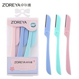 NWT! Z'Oreya Three Pastel Eyebrow/Facial Hair Razors